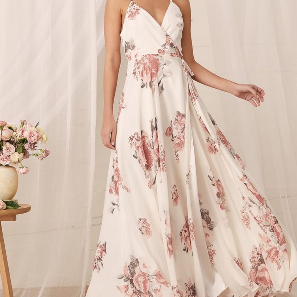 Lulu’s maxi wrap around dress